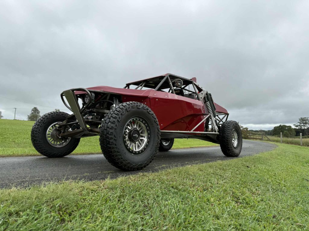 Razorback Mk1 off road buggy, front three-quarter view